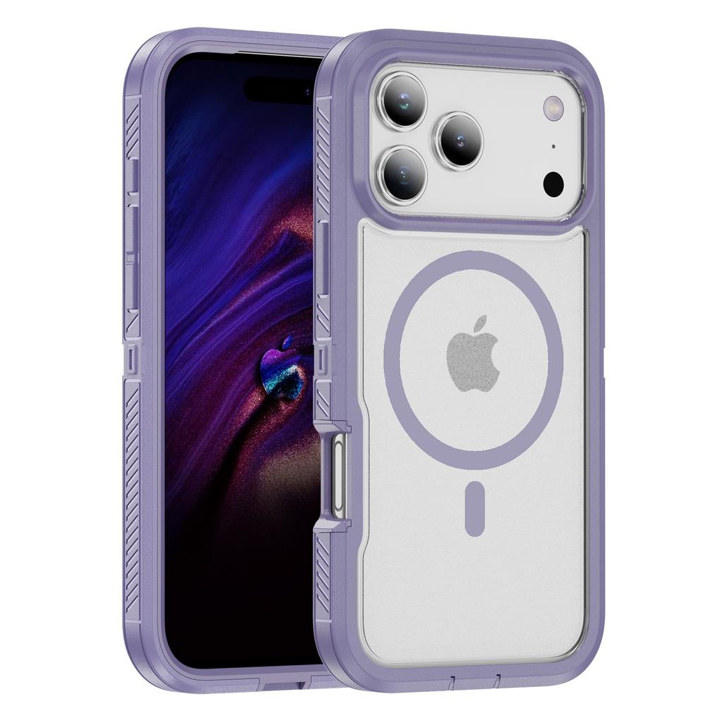 Военный Сверхпрочный Чехол Ott Armor Box для Телефона IPhone 17Pro Max 16 15 14 13 Усиленная Противоударная Крышка с Магнитной Зарядкой