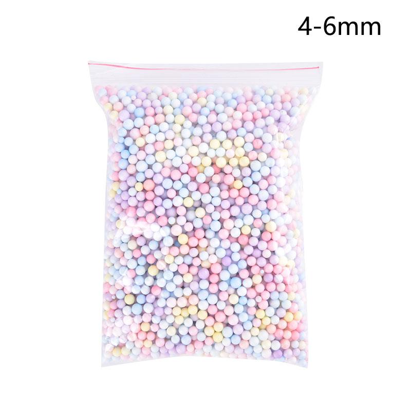 10 г/упак. круглый шарик из пенопласта цвета макарон для наполнителя, подарочная упаковка, подарочная упаковка