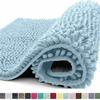 Домашний коврик для ванной, синель, водопоглощающий плюшевый коврик для ванной комнаты, коврик для входной двери, нескользящий коврик для туалета