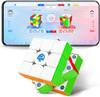 GAN 356 I Carry E Smart 3x3 Magnetic Cube for Authentic Product with Station App Smartphone Easy To Magic Cube for Magnetic Cube Puzzle for Kids and