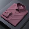 Autumn High-quality Bamboo Fiber Long-sleeved Shirt Business Casual Fashion Versatile Professional Wear Long-sleeved Shirt