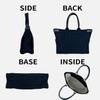 Naked Tote Bag NAKED Navy [Porter] (M) 667-19469 (50)