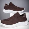 Men's Shoes New Casual Sports Shoes Running Shoes Soft-soled Lazy Shoes Trendy Fly-woven One-pedal Single Shoes