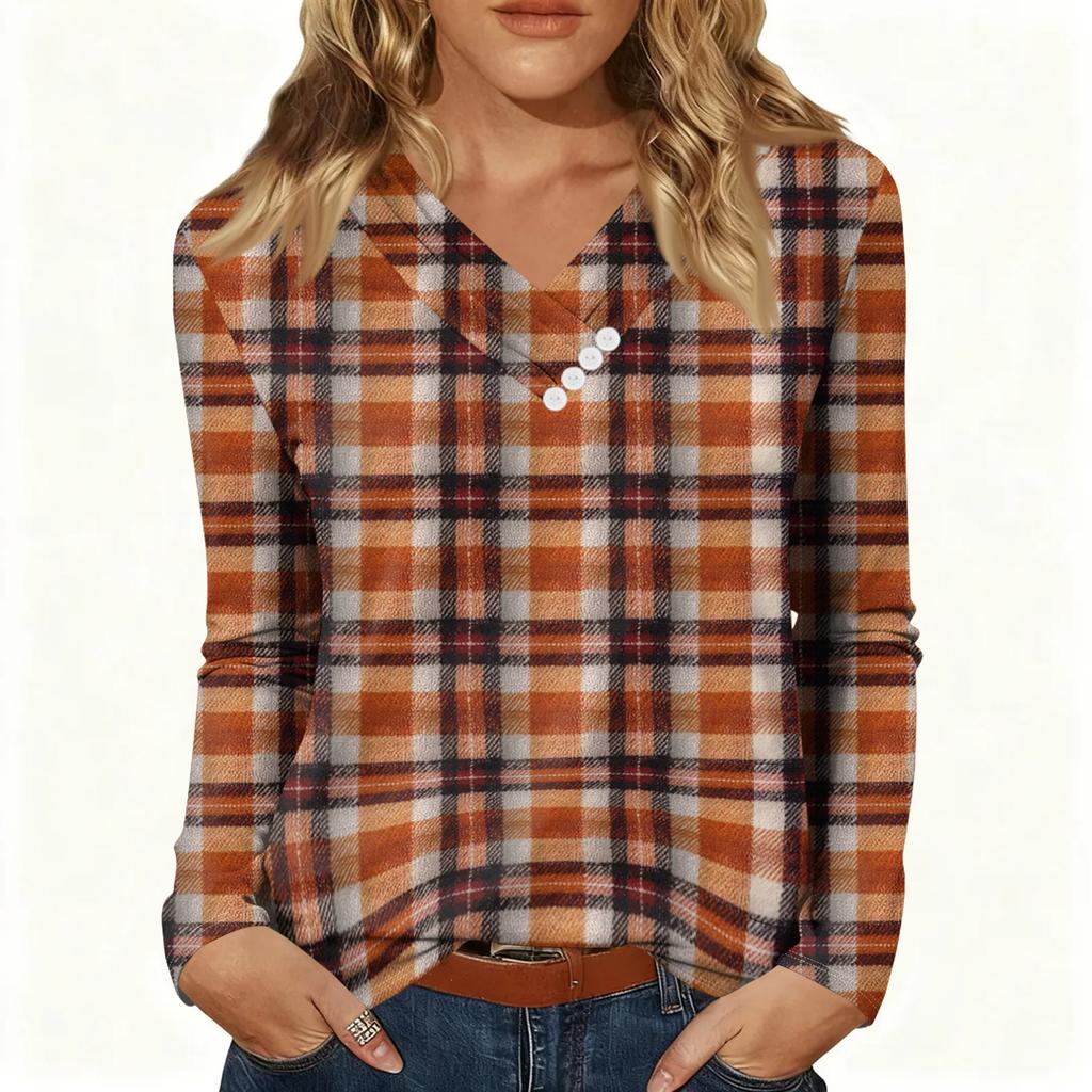 Womens Sweaters V-neck Long Sleeve Shirts Fall Outfits Fashion Winter Clothing Side Slit