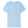 T-shirt pour enfants avec manches courtes bleu clair 92/104/116/128/140