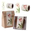 50PCS 6*15cm Thank You Seal Stickers Tulip Flower Floral Tags Package Labels  Online Retails