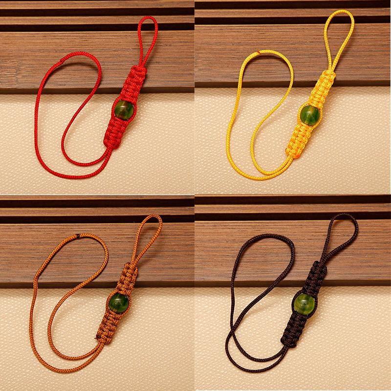 Lid Handle Clay Pot Green Bead Tied Pot Lid Rope with Hand-woven Teapot 20 Pieces Rope Purple Rope Accessories Anti-fall Protection