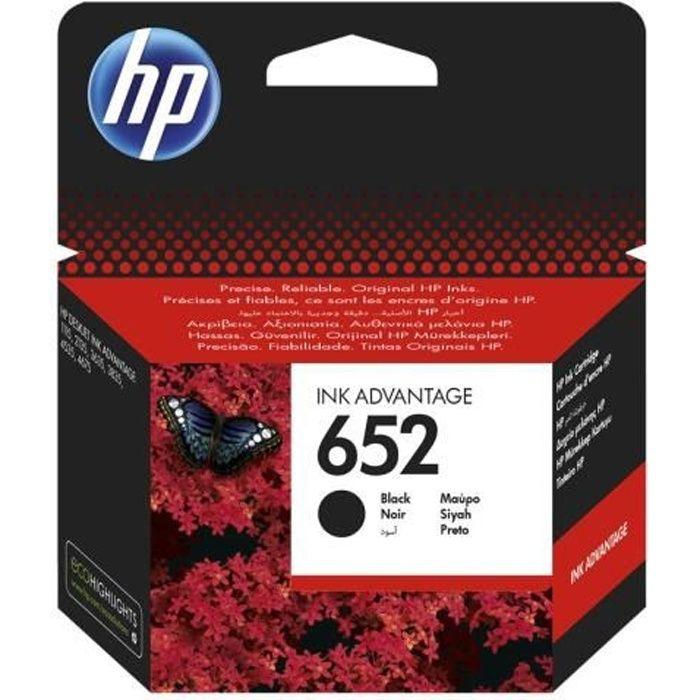 Чернильный картридж HP 652 Черный для Deskjet Ink Advantage - До 360 страниц ISO/IEC 24711