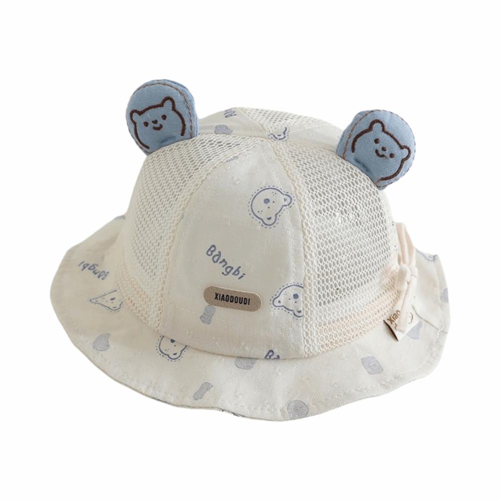 Mesh Infant Mesh Hat Bear Ear Toddler Bucket Hat Adorable Baby Sun Hat  Summer