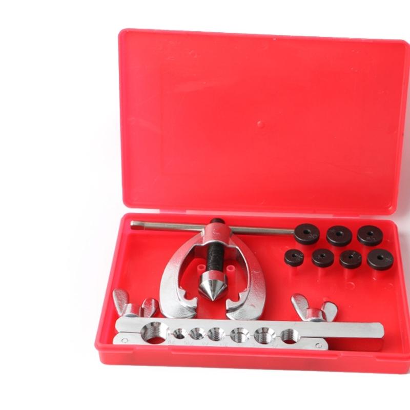 Набор инструментов для двойного развальцовывания тормозных трубок Автомобильный Грузовой Инструмент с Резаком для Трубок Набор для Развальцовки Тормозных Трубок Инструмент для Двойной Развальцовки