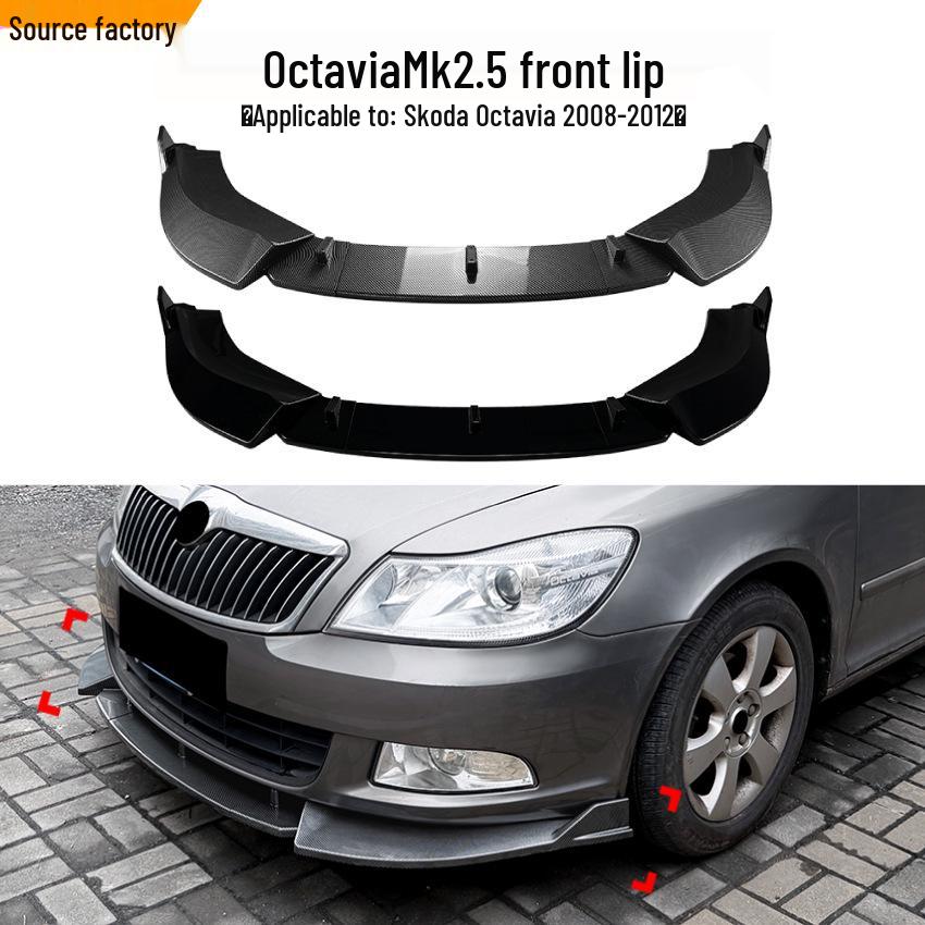 Skoda Octavia MK2.5 (2008-2012) Спойлер передней губы обвес