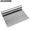 Stainless Steel Dough Cutter Pastry Spatulas Pizza Scraper Fondant Decoration Tools Baking Cutters