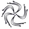 4Pin 1 To 3 Power Splitter CPU Cable for PWM Desktop PC Computer  Braided Wire Cooling Fan Adapter Cooler Power Cable