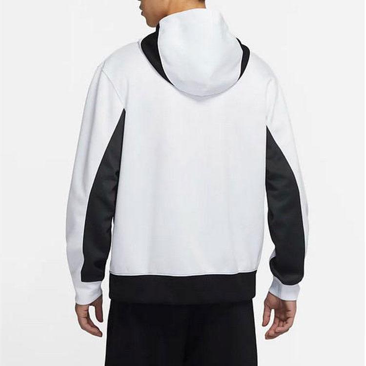 Nike Контрастная вязаная толстовка-пуловер Мужские Топы Белый DH9727-100