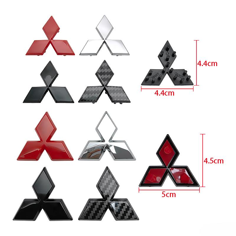 ABS Car Steering Wheel Buckle Replaced Emblem Overlay Sticker for Mitsubishi Lancer Outlander Pajero ASX Eclipse Cross Ralliart