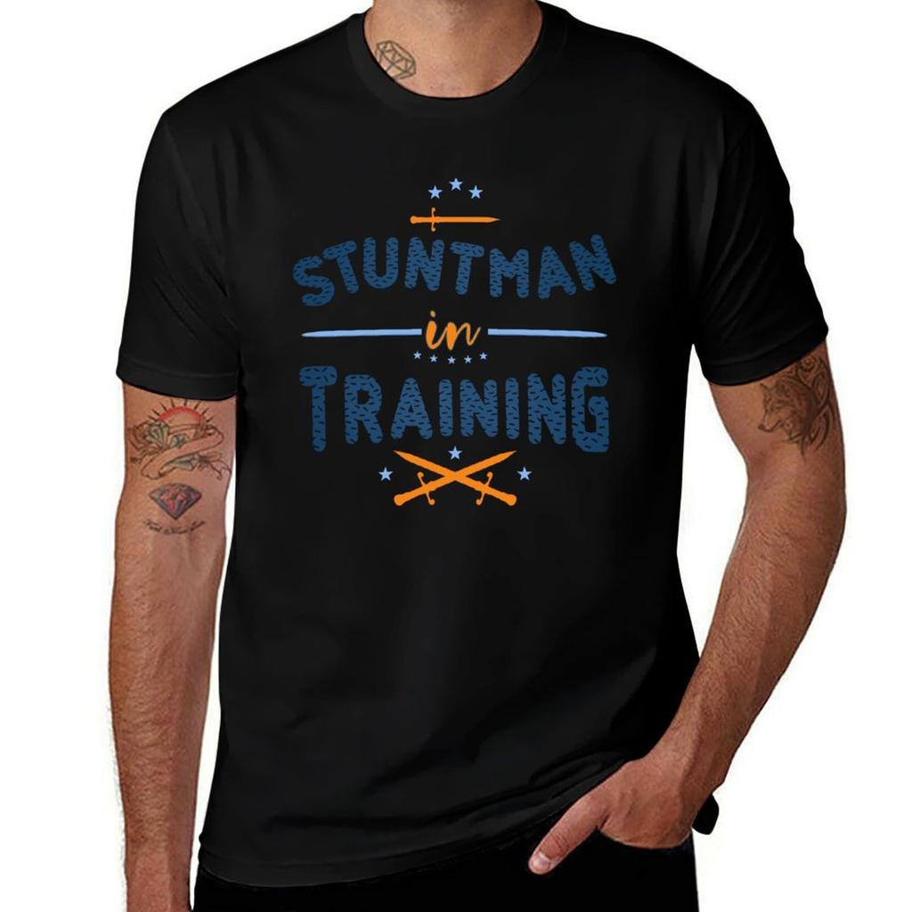 Stuntunisex In Training Tshirt Large Size Basic Casual Tshirt