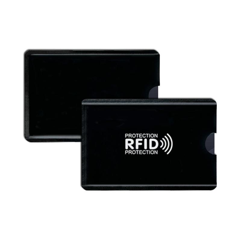 Алюминиевый RFID-держатель для карт с лазерной защитой от размагничивания