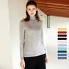 Women's Turtleneck Cashmere Sweater Fashion Warm Sweater Solid Color Top
