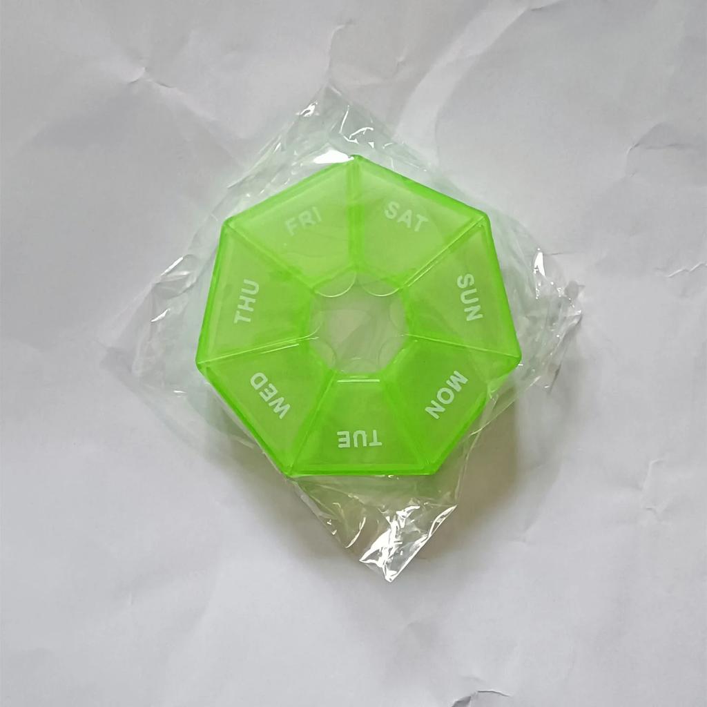 1Pcs Pill Case Plastic 7 Days Tablet Candy Box Portable Storage Holder Travel Organizer Pill Dispenser Container Storage Boxes