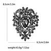 Fashion Exquisite Alloy Large Rhinestone Glass Brooch Exaggerated Temperament Women'S Clothing Corsage Jewelry Pin