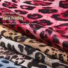 Leopard Print Imitation Silk Satin Fabric for Cheongsam, Scarves, & Headdresses