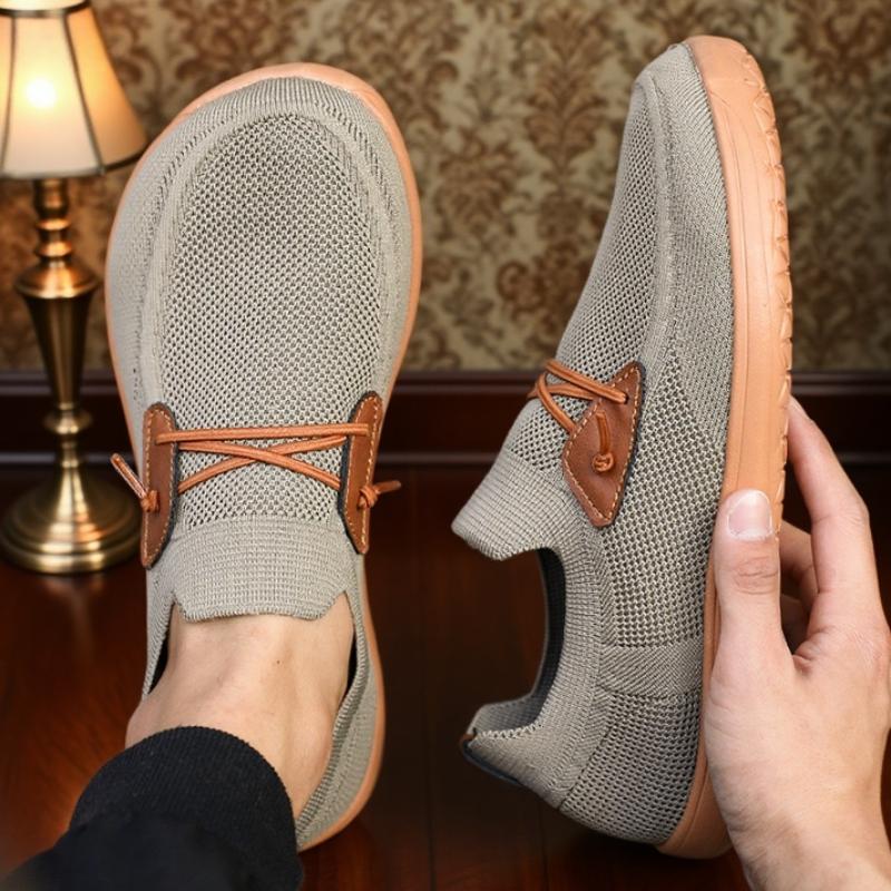 Мужские широкие босоногие туфли Новая мода Широкий носок Дышащие босоногие Большие Летние Трендовые Хаки Сетка Повседневная обувь для ходьбы Горячие продажи