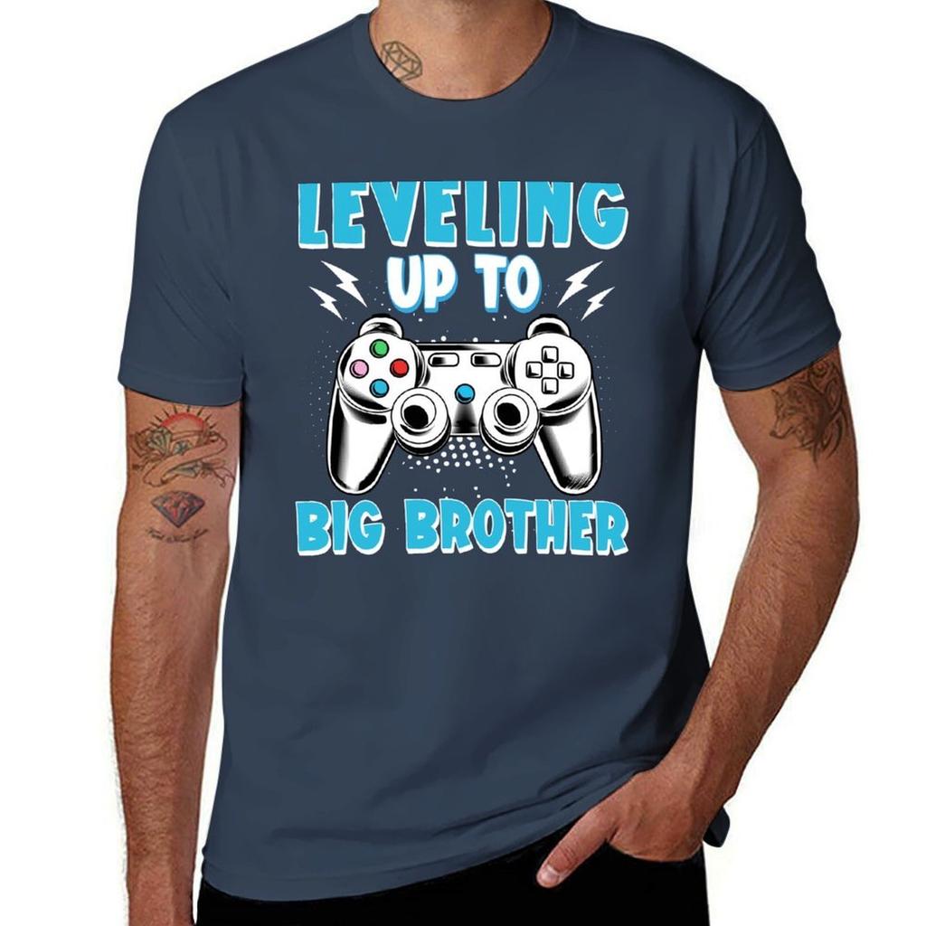 Leveling up to Big Brother, gamer new brother Toddler T-Shirt t shirt man casual T-Shirt