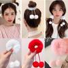 Faux Fur Plush Hair Loop High Elasticity Hair Scrunchies New Hair Ties Autumn and Winter