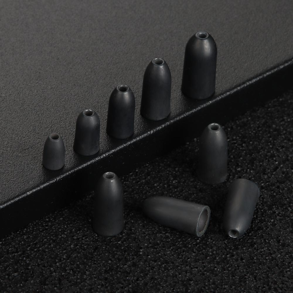 5 шт., грузила с заостренными концами, грузила, латунные вольфрамовые рыболовные поводки, соединитель крюка для грузила