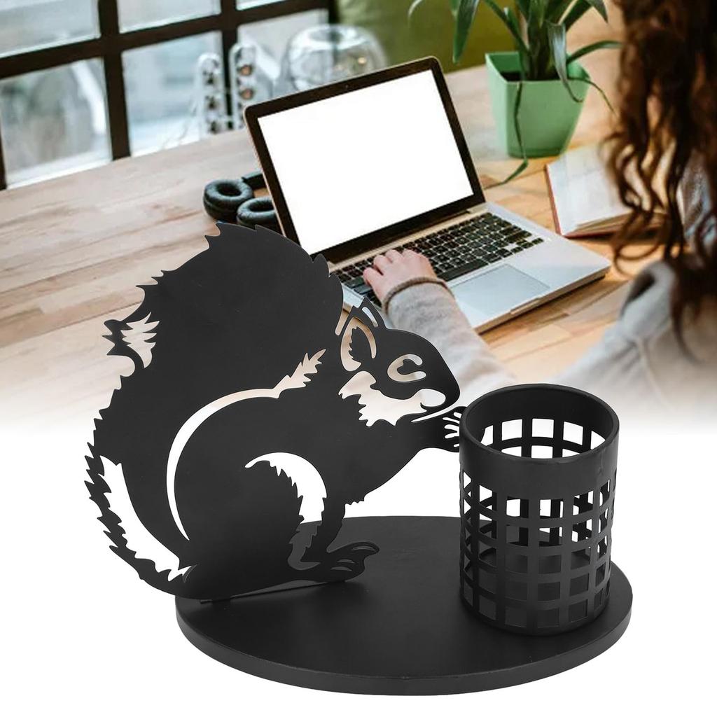 Pen Holder For Desk Cute Pencil Holder Metal Desk Accessories Desk Organizer Makeup Brush Pen Cups ForHome Decor Table Centerpiece