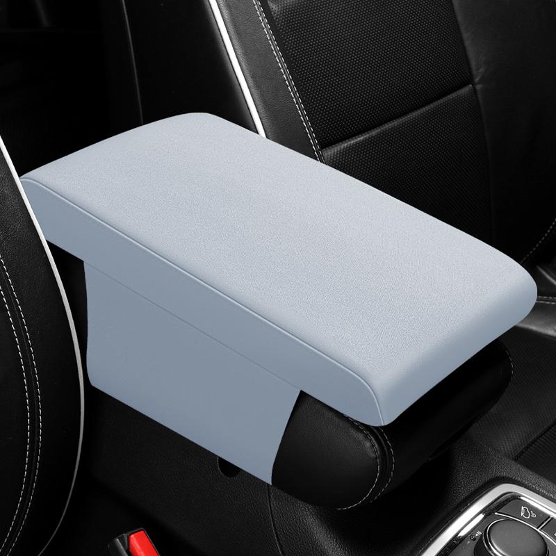 Leather Car Central Armrest Pad Center Console Styling Armrest Comfortable Arm Rest Seat Protective Pad Mat Cushion Pillow