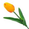 PU Tulip Simulation Flower - Decorative Plastic Bouquet for Living Room, Dining Table Ornaments, and Photo Props.