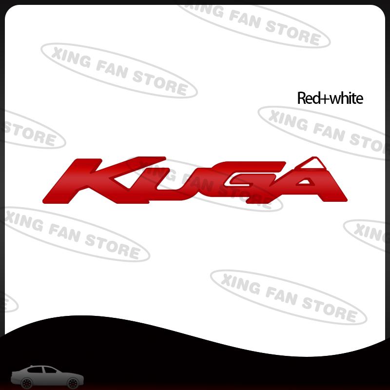 WGL2 Auto Styling For Ford Kuga Lettering Emblem ST Line Vignale EcoBoost MK2 MK3 Car Rear Trunk Badge Decal Body Sticker Accessories