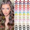 30pcs Color Star Hairpin Cute Y2k Dopamine Drip Bb Clip Side Bangs Clip Hairpin Hair Accessories