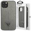 Guess Guhcp13Mpsatlg Iphone 13 / 14 / 156.1 Silver/Silver Hardcase Saffianotriangle Logo