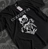 Current 93 Skull Flower Graphic Tee, David Tibet Neofolk Gothic Floral Shirt