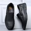 Genuine Leather Handmade Shoes Casual Shoes for Men Flat Platform Walking Shoe Outdoor Footwear Loafers Breathable Sneakers