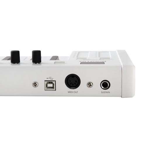 midiplus X4 mini MIDI keyboard controller, white