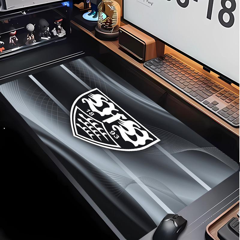 VfB Stuttgart Football Pattern Mouse Pad Non?Slip Rubber Base Gaming Mousepad For Desk Office Home