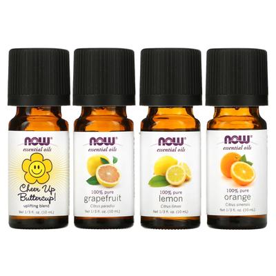 Solutions, Stepping Containers, набор эфирных масел Uplifting, 4 контейнера, 1,3 жидких унций (10 мл) Каждый