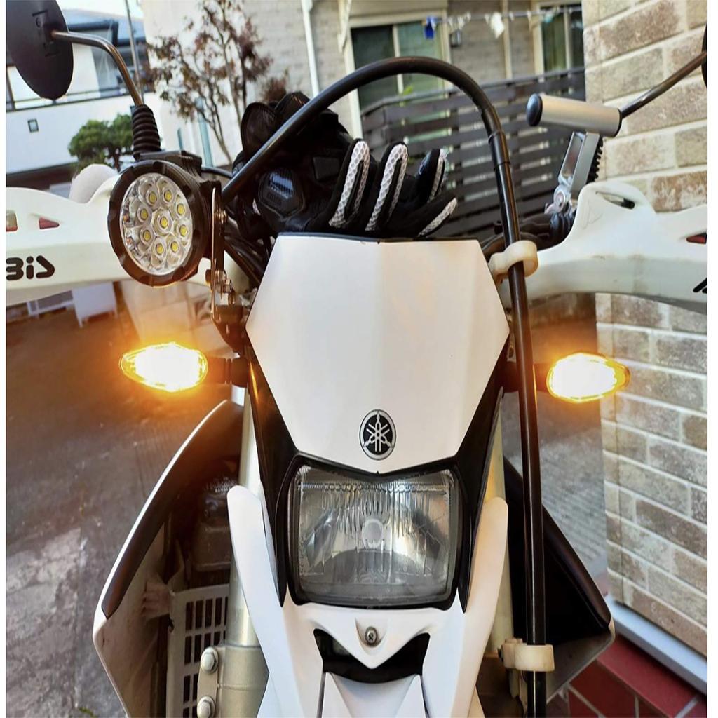 Сертификация MGM Turn Signal E Mark, совместимая с техосмотром транспортного средства, набор из 4 универсальных светодиодных поворотников высокой яркости для мотоциклов 12 В (