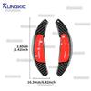 Real Dry Hard Carbon Fiber For Abarth 595 695 2012-2016 2020 2021 2022 2023 2024 Car Steering Wheel Shift Paddle DSG Extension