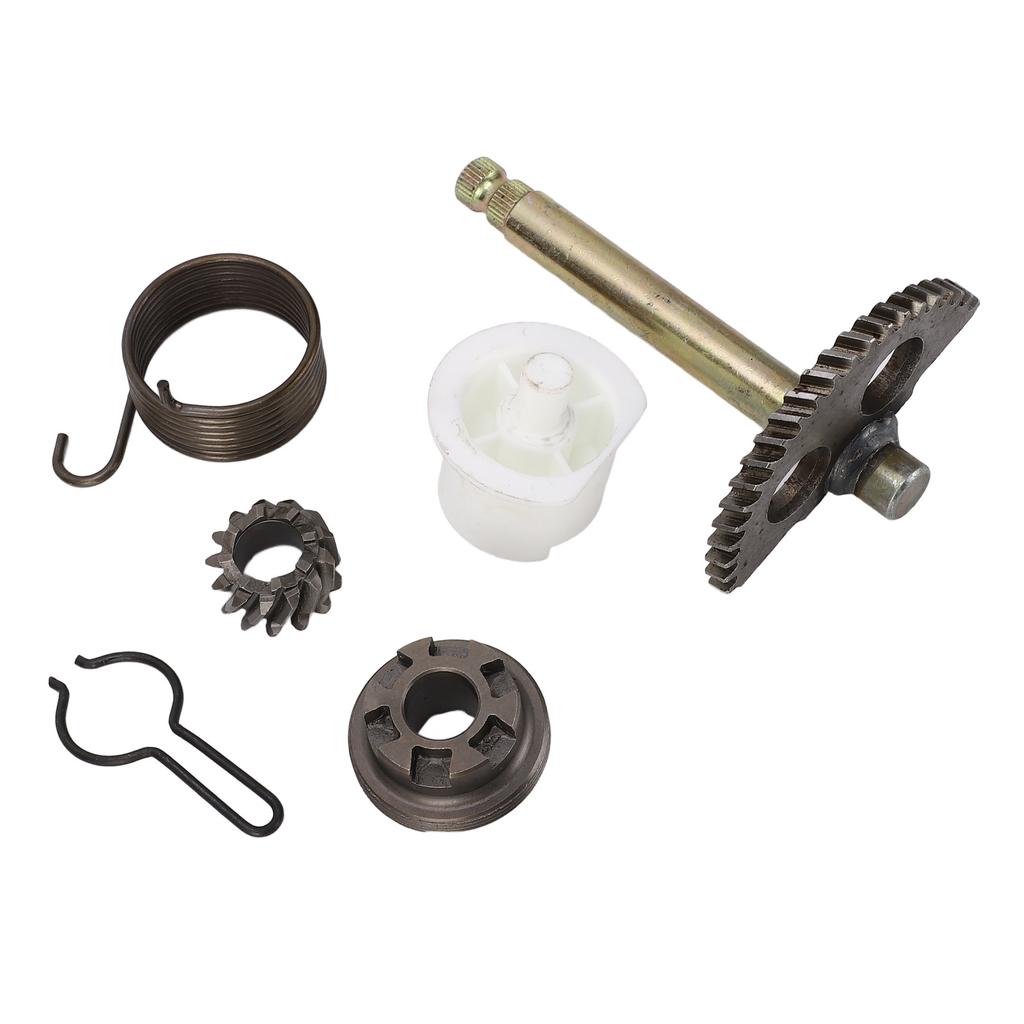 6PCS Kick Start Shaft Gear Assembly Set Metal Alloy Professional Safe Stable Performance for PW50 All Models