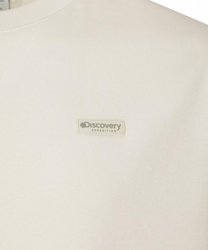 DISCOVERY EXPEDITION Uni Freshvent Semi-Overfit Small Logo Short Sleeve T-Shirt (D/Ivory) (C Type)