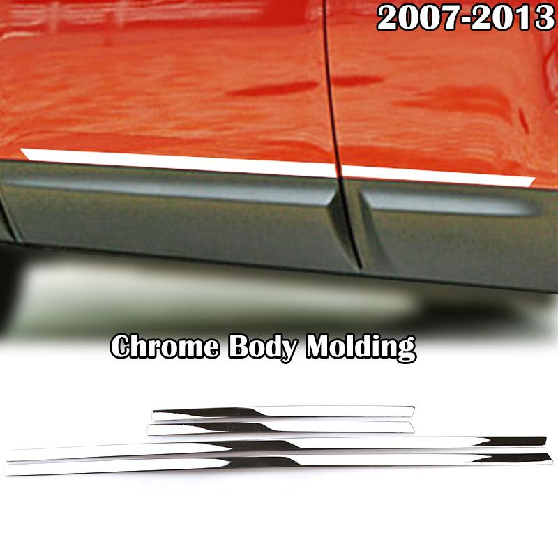 Для Nissan Qashqai Dualis J10 2007 2008 2009-2013 хромированная передняя и задняя противотуманная фара, рамка, автоматическая отделка, Стайлинг автомобиля