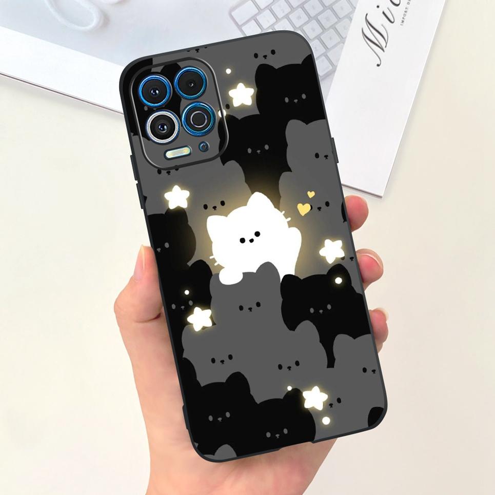 For Motorola Moto G100 Case Cute Panda Luxury Stylish Painting TPU Soft Phone Cover for Motorola Edge S 5G Bumper Silicone Coque