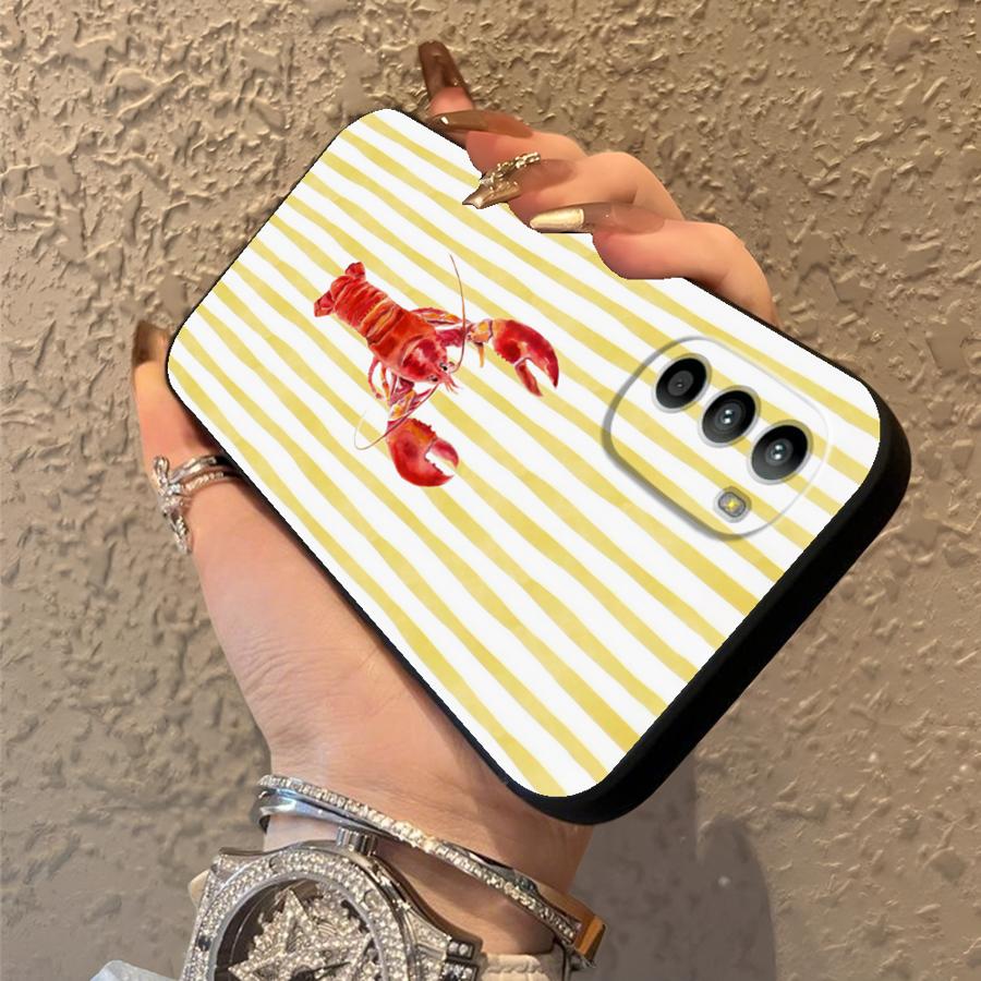 Чехол для Moto X30 Pro S30 Pro Edge 20 30 Мягкая задняя крышка телефона Морские животные