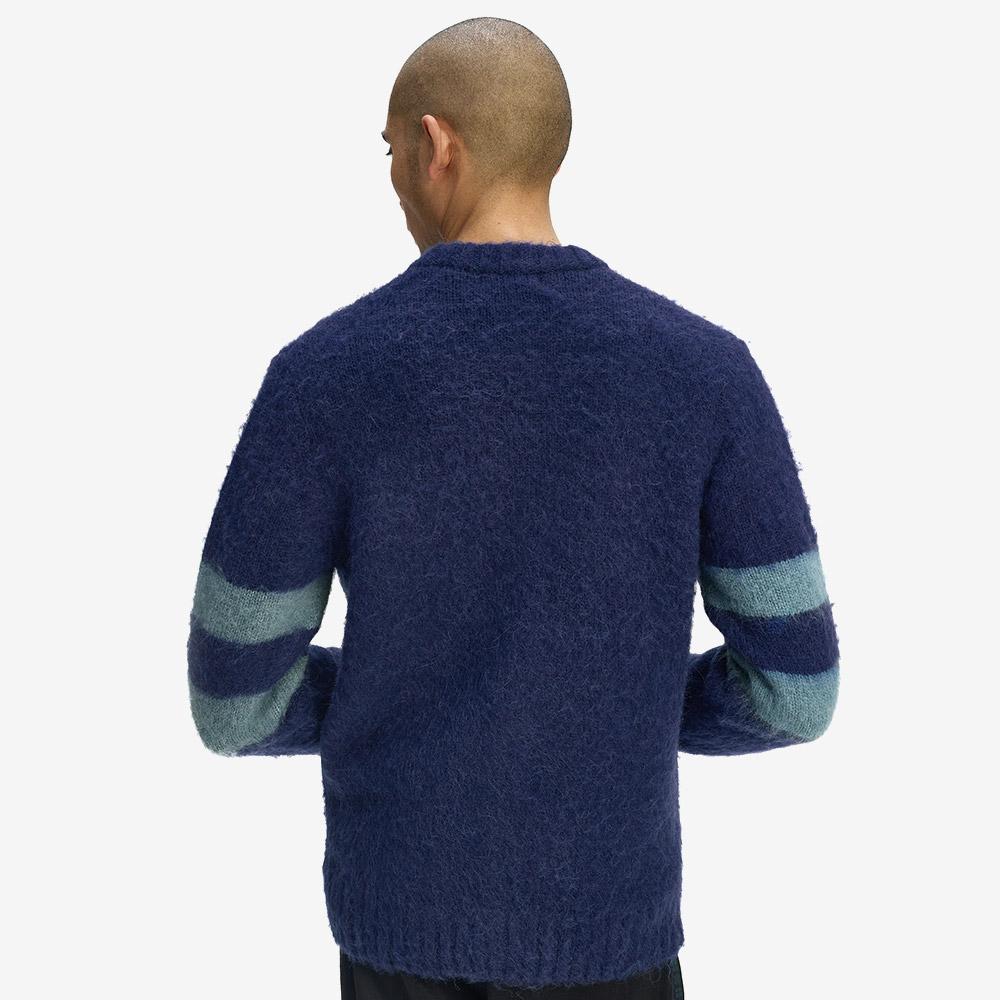 Fred Perry [Sharp] Chunky Tip Sleeve Cardigan - French Navy Afpm2531550-143