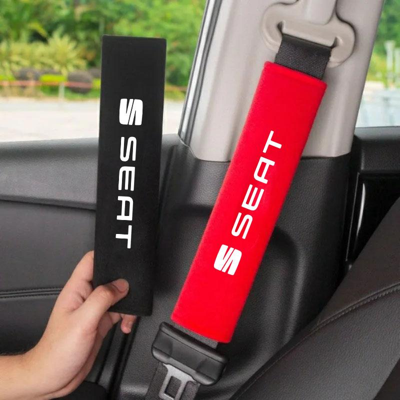 Car Seat Headrest Auto Logo Neck Pillow for Seat FR Leon IBIZA Arona Arosa Ateca Exeo Mii Toledo Leon Auto Accessories Interior