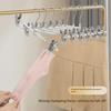 Non-slip Stainless Steel Trousers and Skirt Clip Hanger - Traceless Drying Solution